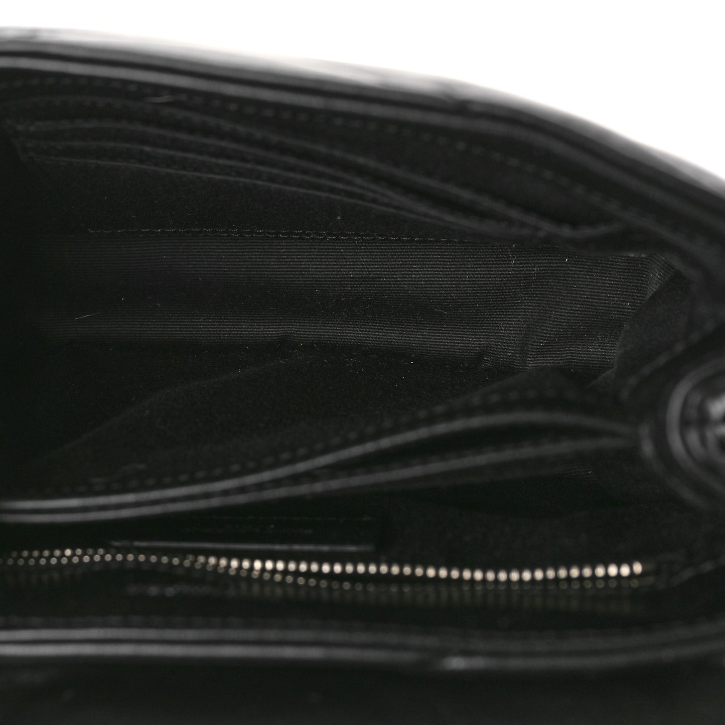 Calfskin Y Quilted Monogram Toy Loulou Crossbody Bag Black