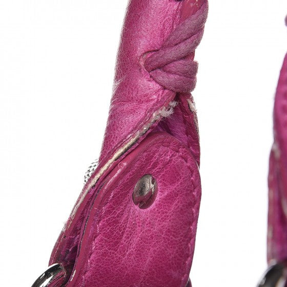 Agneau Giant 21 Silver Hardware Brief Magenta