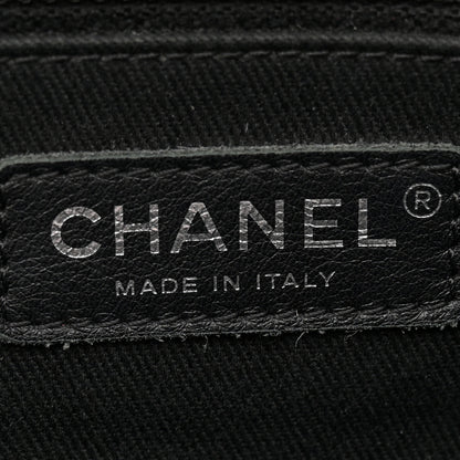 Chanel Calfskin Perforated Up In The Air Tote Black 6 of 14