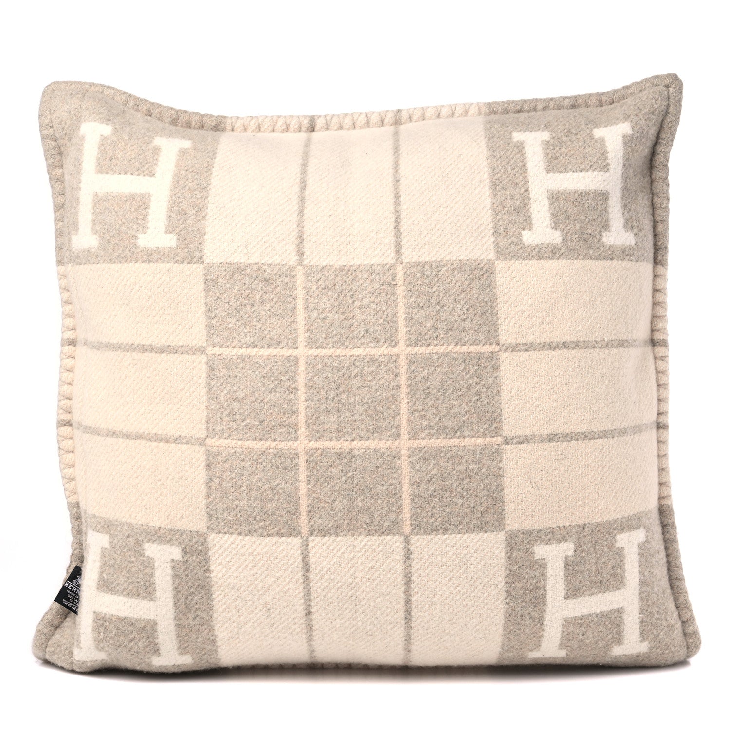 Hermes Wool Cashmere Avalon III Pillow PM Coco Camomille 2 of 3