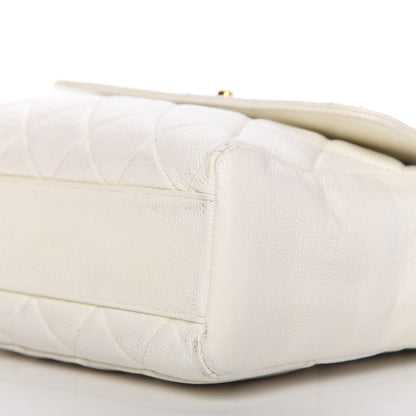 Chanel Caviar Quilted Small Flap White 7 of 15