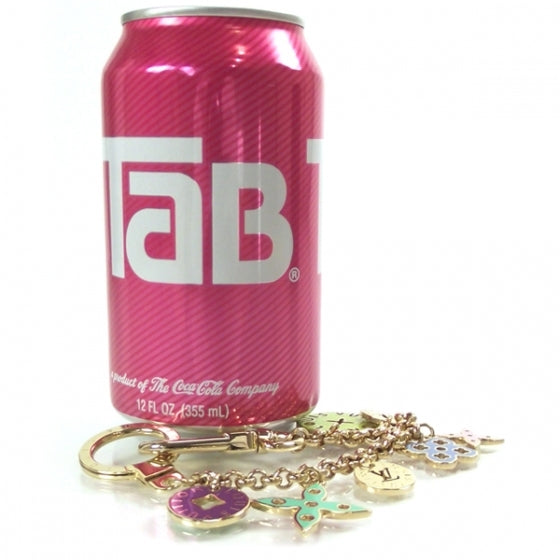 Monogram Multicolor Looping Chain Key Ring