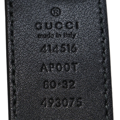 Gucci Calfskin Double G 30mm Belt 80 32 Black 5 of 5