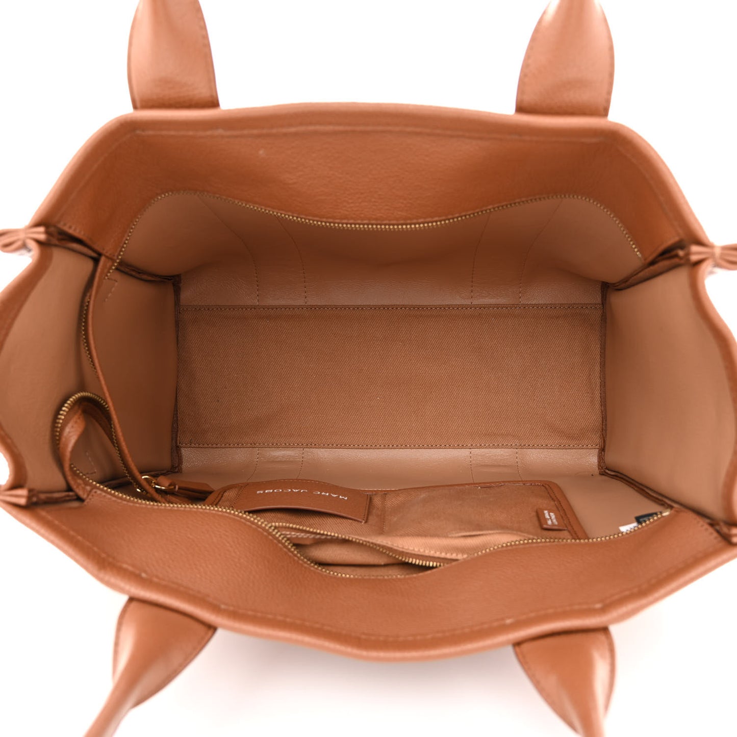 Grained Calfskin Large The Tote Bag Argan Oil