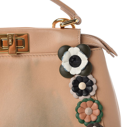 Fendi Nappa Flowerland Mini Peekaboo Iconic Satchel 10 of 14