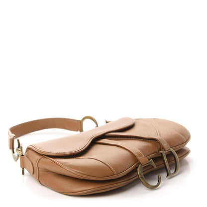 Christian Dior Calfskin Double Saddle Bag Brown 4 of 14