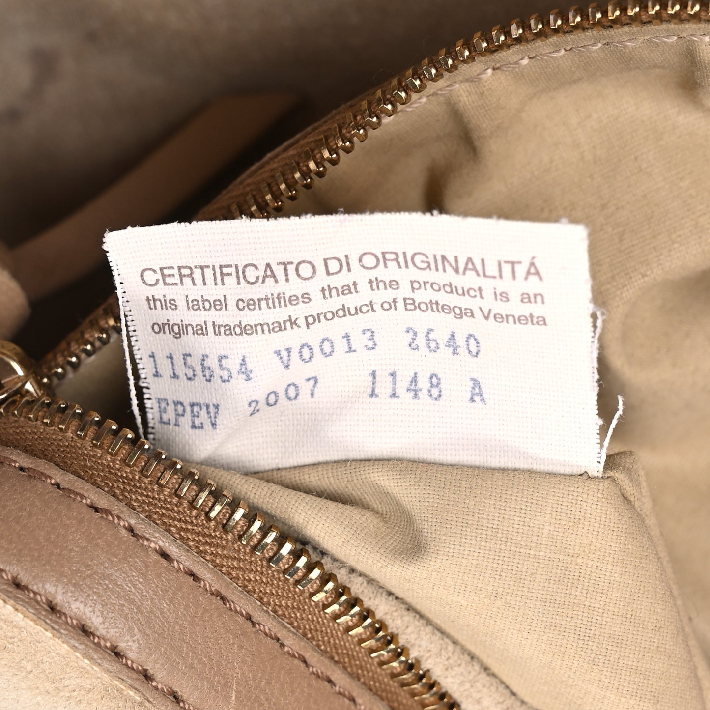 Nappa Intrecciato Large Veneta Hobo Camel