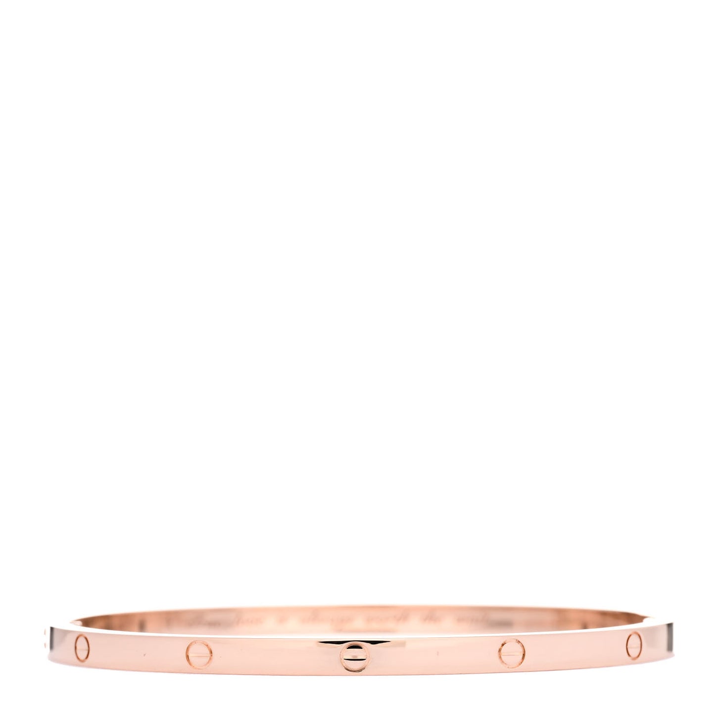 18K Pink Gold Small LOVE Bracelet 18
