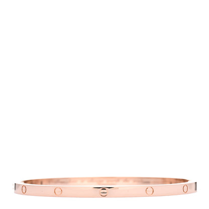 Cartier 18K Pink Gold Small LOVE Bracelet 18 2 of 6