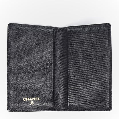 Chanel Grained Calfskin CC Button Card Holder Black 4 of 11