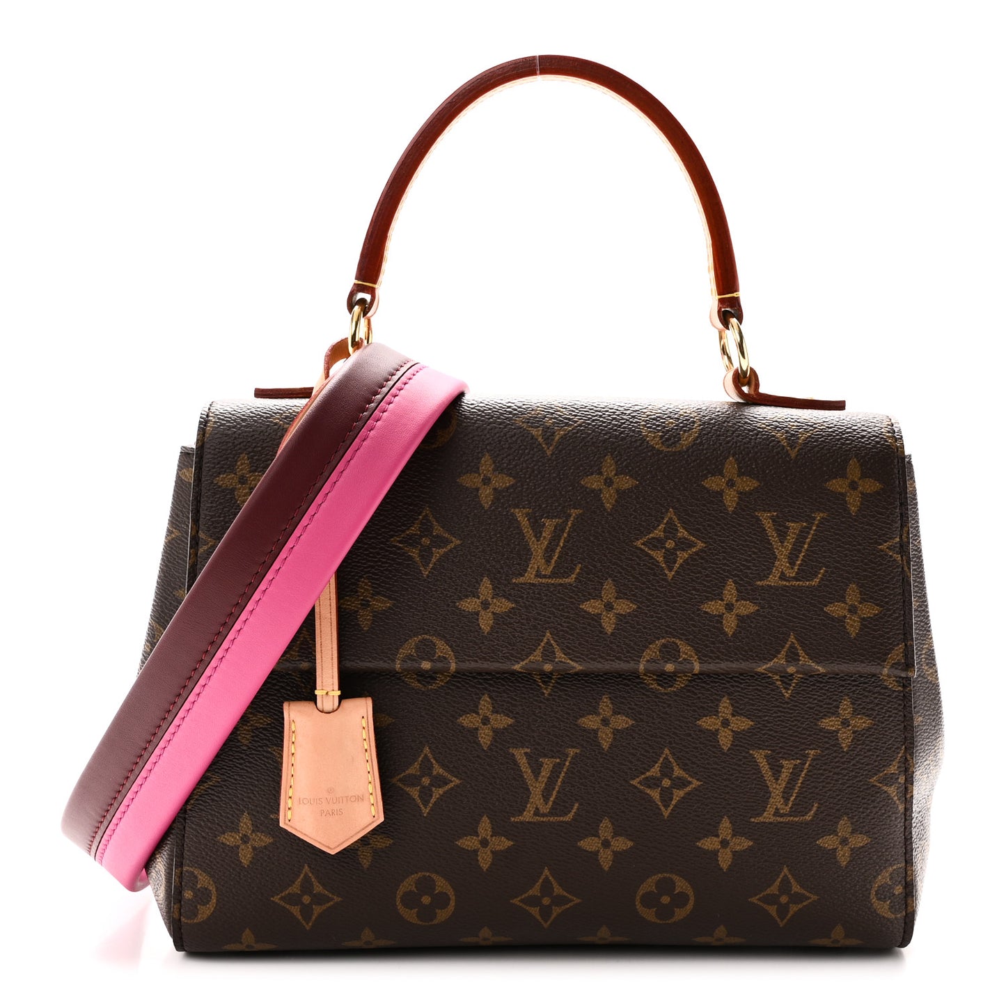 Monogram Cluny BB Bordeaux Fuchsia