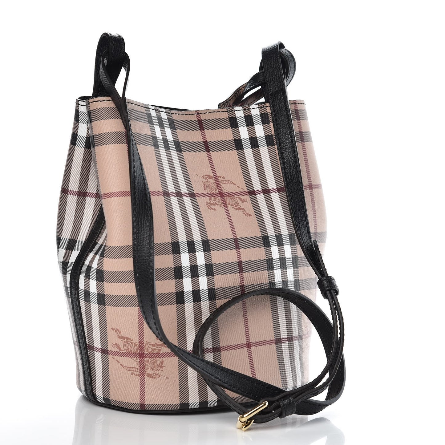 Haymarket Check Colours Small Lorne Bucket Crossbody Black