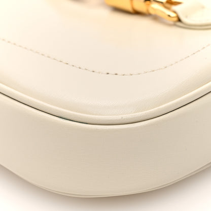 Gucci Boarded Dyana Lux Calfskin Mini Jackie 1961 Hobo Mystic White 9 of 10