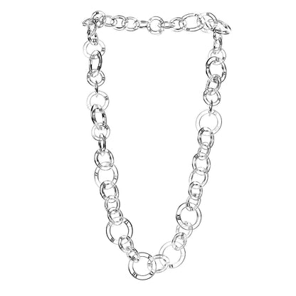 Tiffany Sterling Silver Atlas Link Necklace 3 of 5