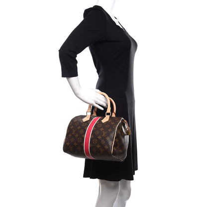 Louis Vuitton Monogram My LV Heritage Speedy 25 Fuchsia White 2 of 9
