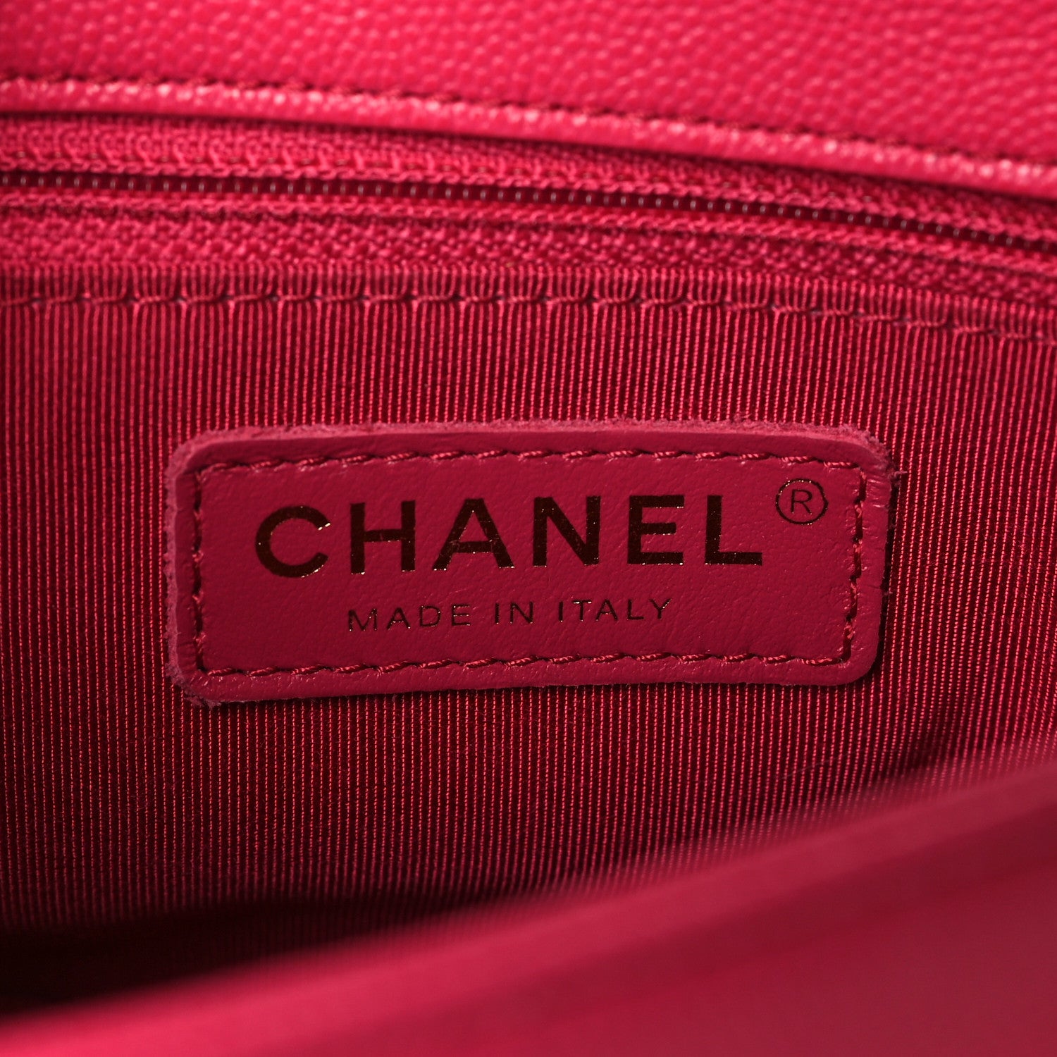 Chanel Caviar Quilted Small Fashion Therapy Flap Bag Dark Pink 6 of 10