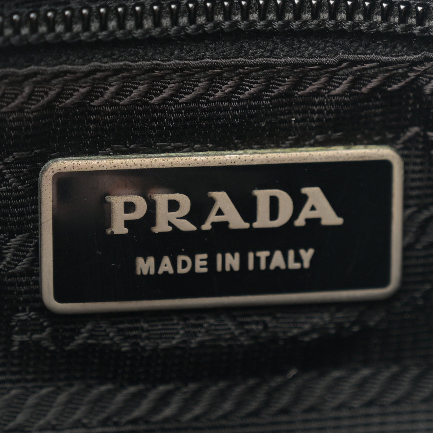 Prada Nylon Vela Saffiano Single Buckle Messenger Shoulder Bag Black 6 of 10
