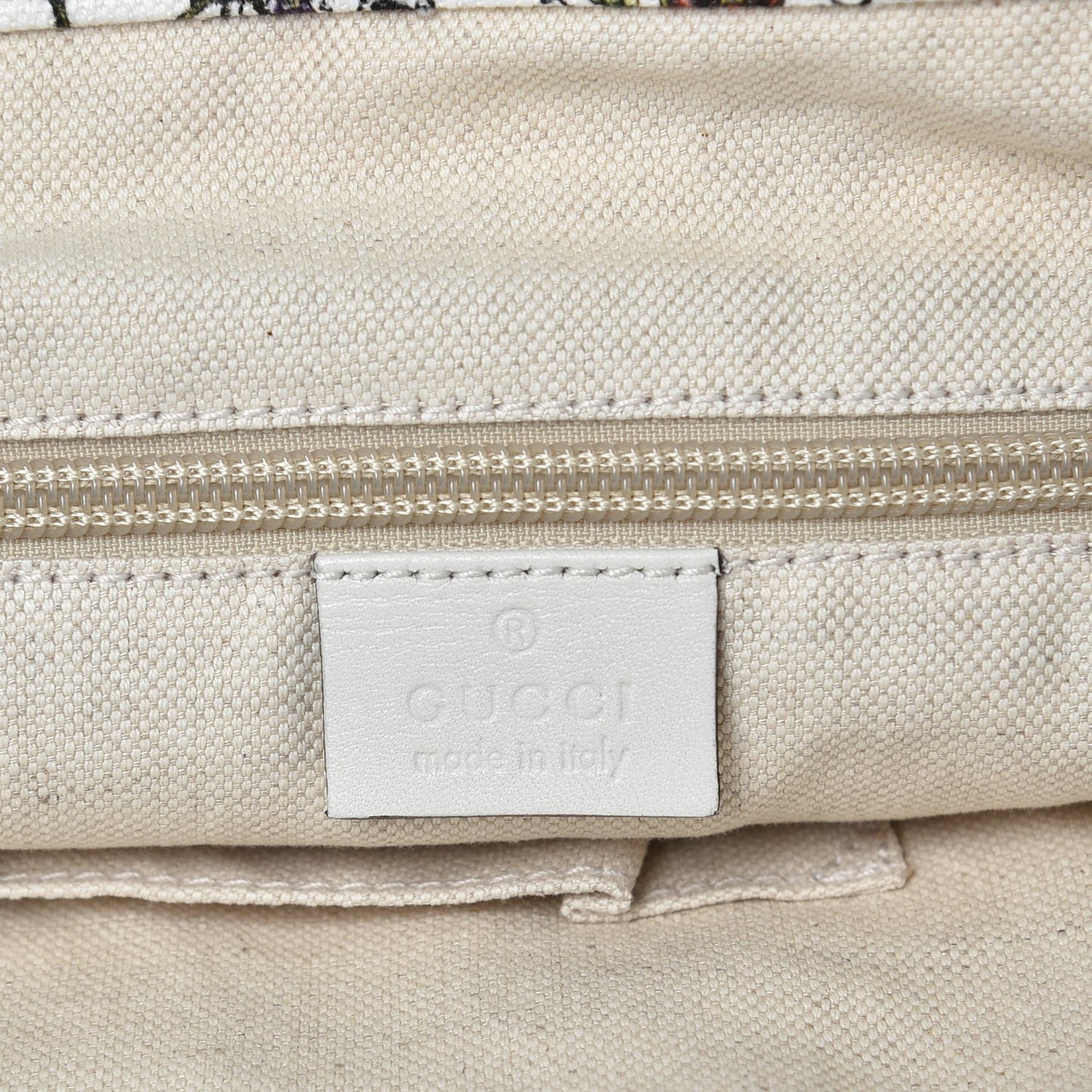 Canvas Flora Infinity Large Tote White