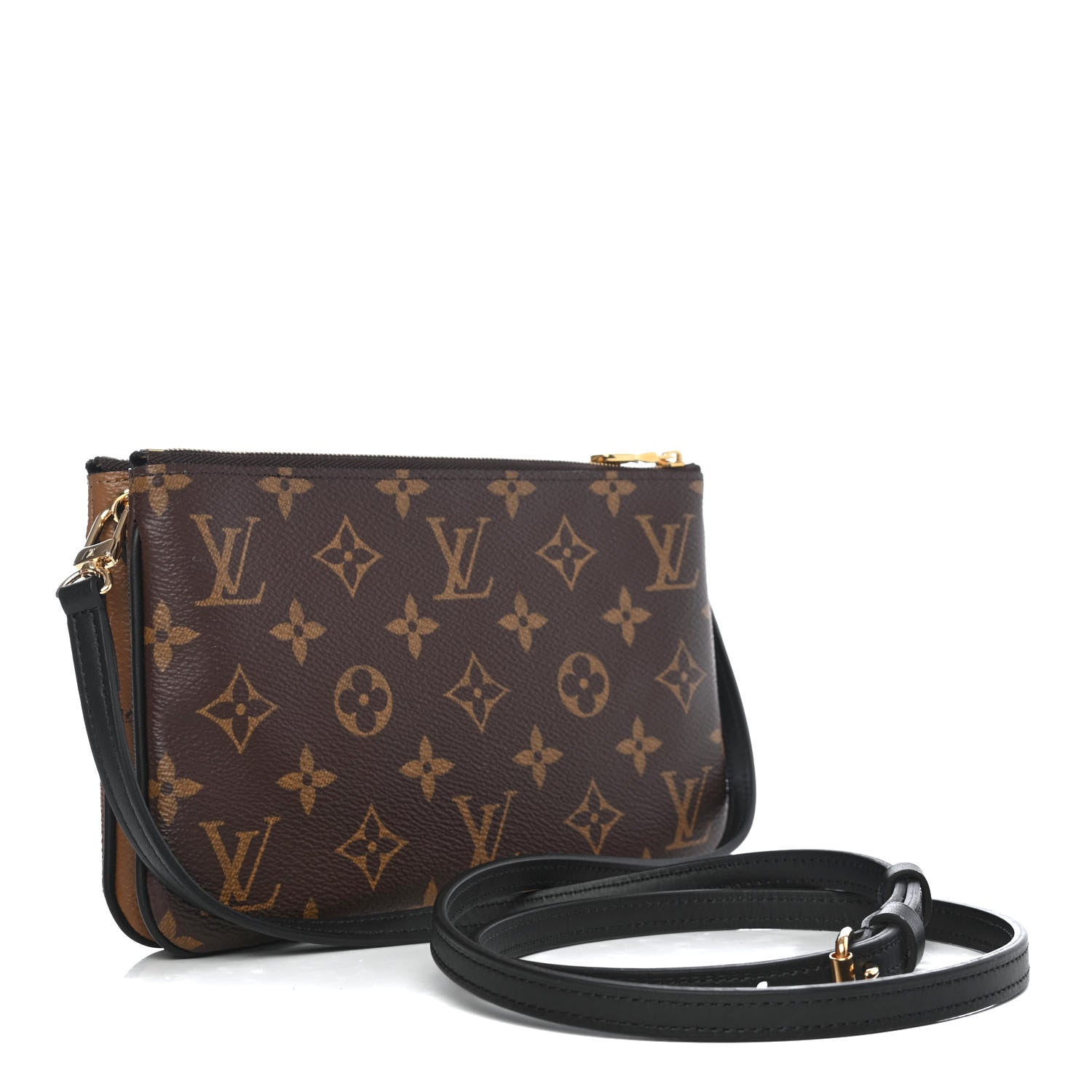 Louis Vuitton Reverse Monogram Giant Double Zip Pochette 2 of 4