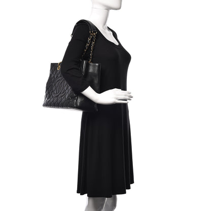 Chanel Caviar Quilted Grand Shopping Tote GST Black 2 of 13