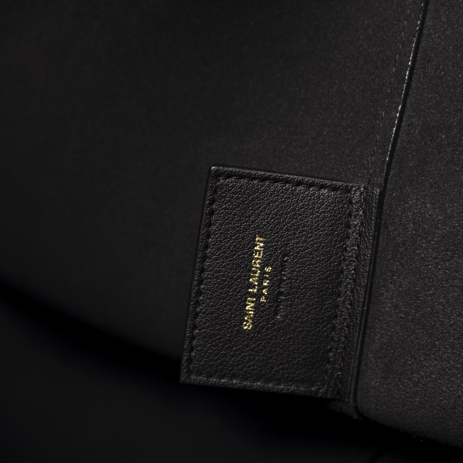 Saint Laurent Calfskin Large Shopping Tote Black 9 of 13