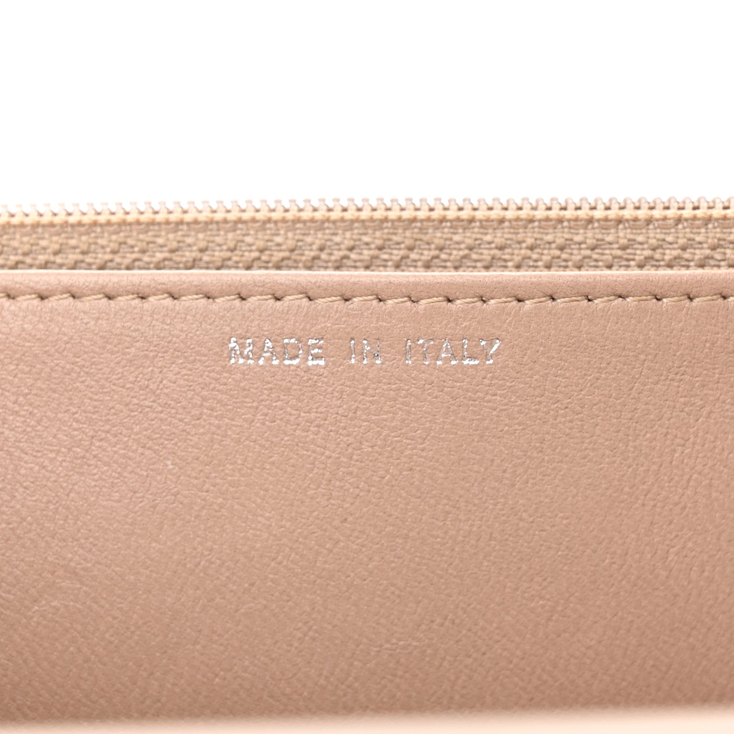 Chanel Lambskin Quilted Wallet On Chain WOC Taupe 7 of 28