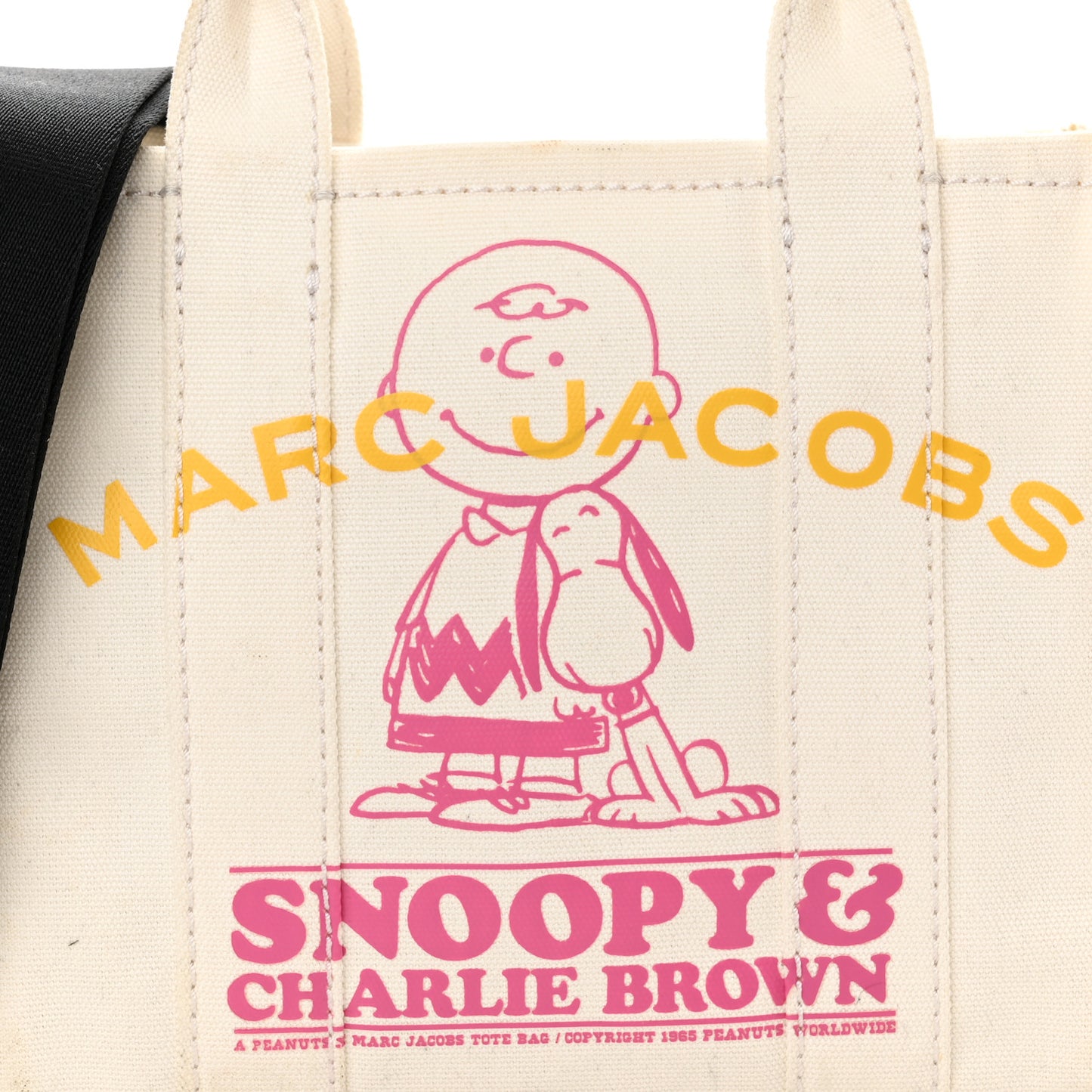 X PEANUTS Canvas Tote Bag White