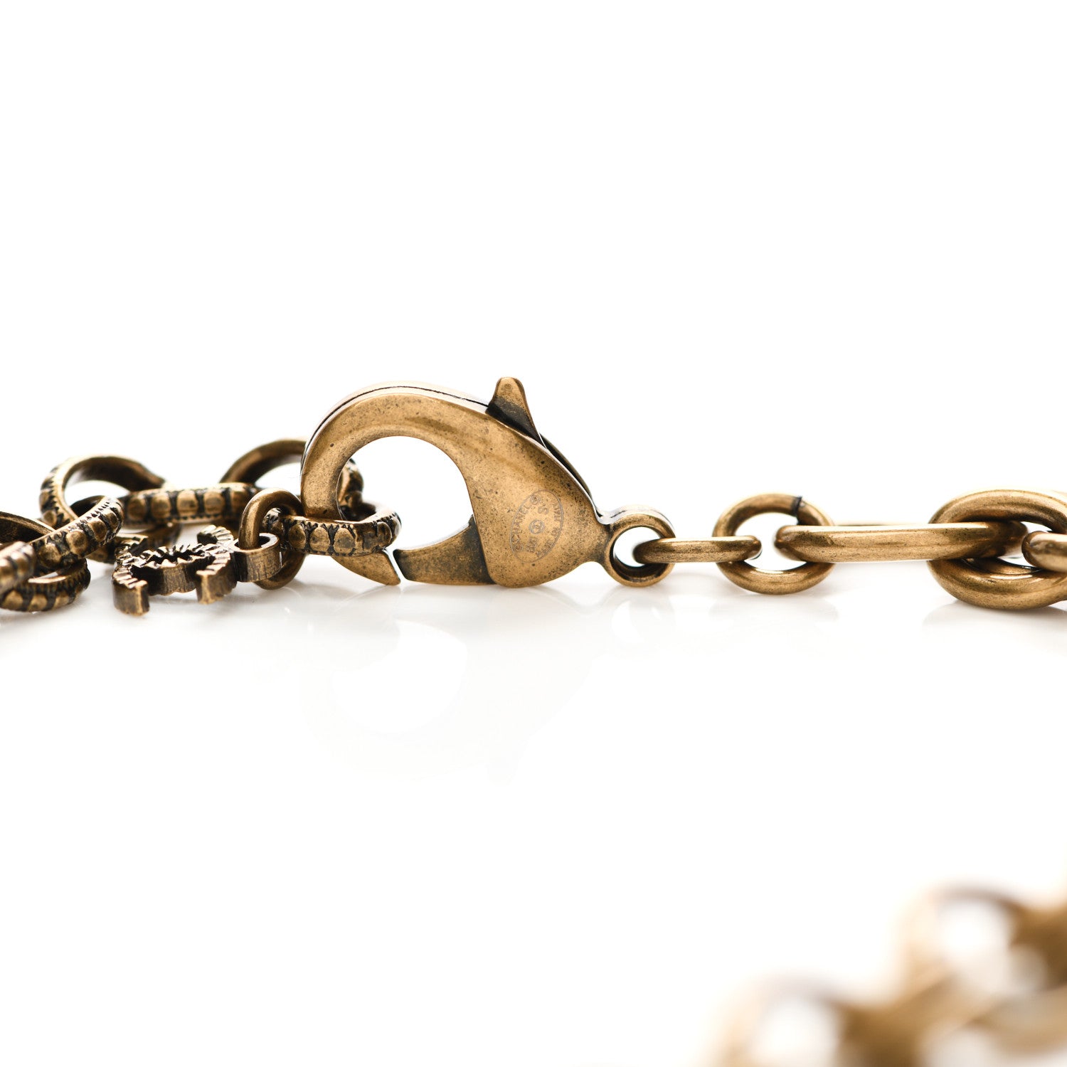 Chanel Crystal CC City Of Lights Necklace Gold 4 of 5
