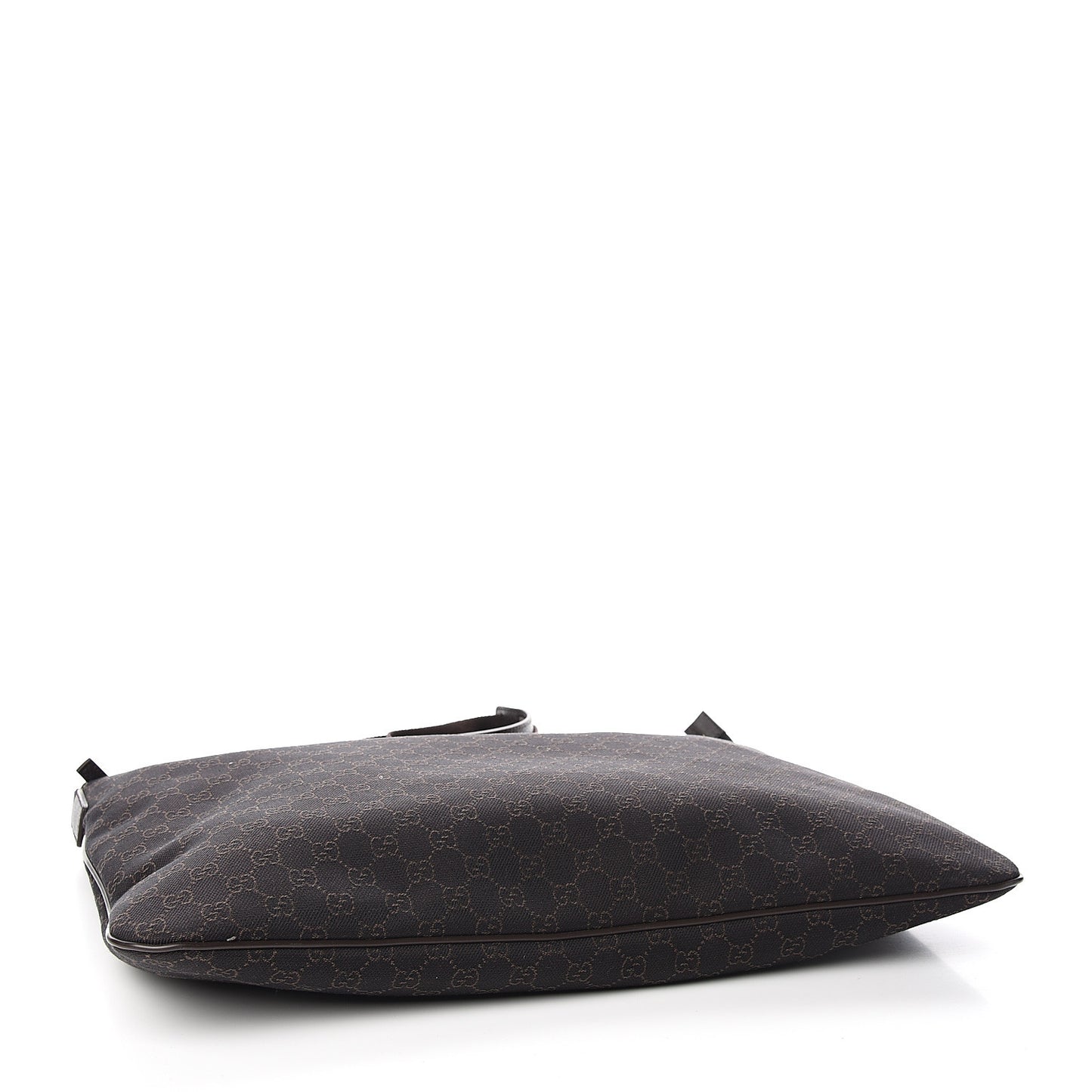 Denim Monogram Messenger Bag Dark Brown