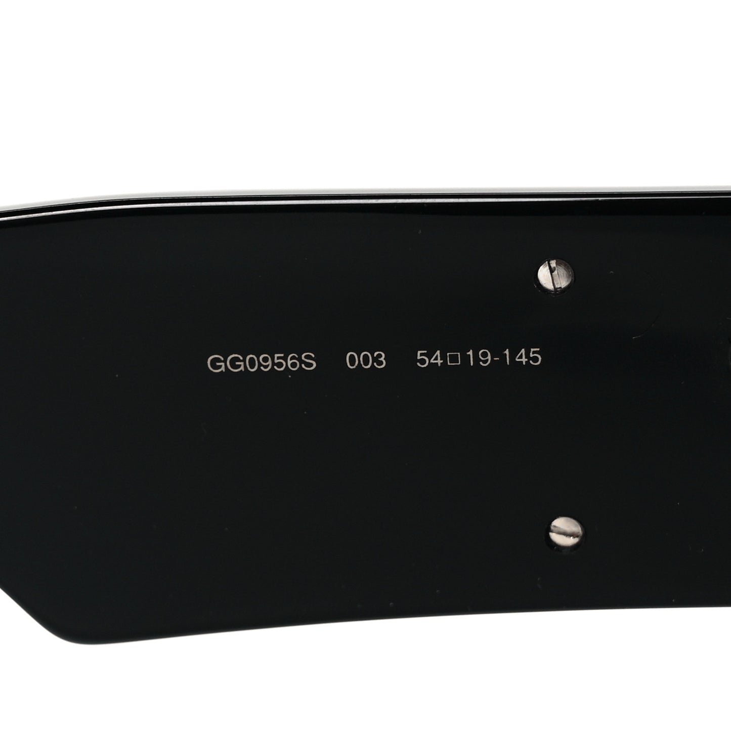 Acetate Square Frame Sunglasses GG0956S Black