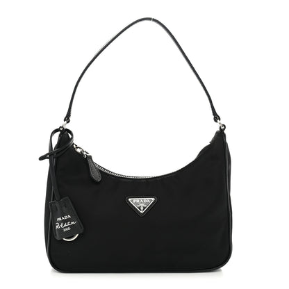 Prada Tessuto Nylon Saffiano Mini Re-Edition 2005 Bag Black 1 of 10