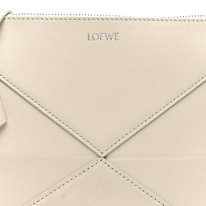 Loewe Shiny Calfskin Puzzle Fold Pouch Sea Salt 8 of 10