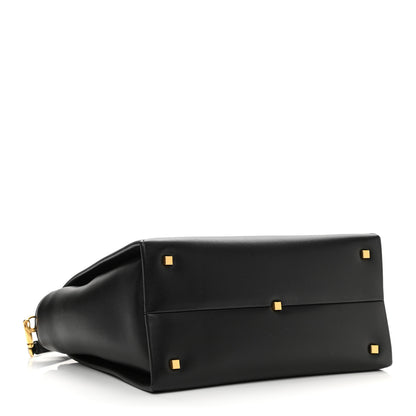 Valentino Garavani Nappa Medium One Stud Handbag Black 4 of 9