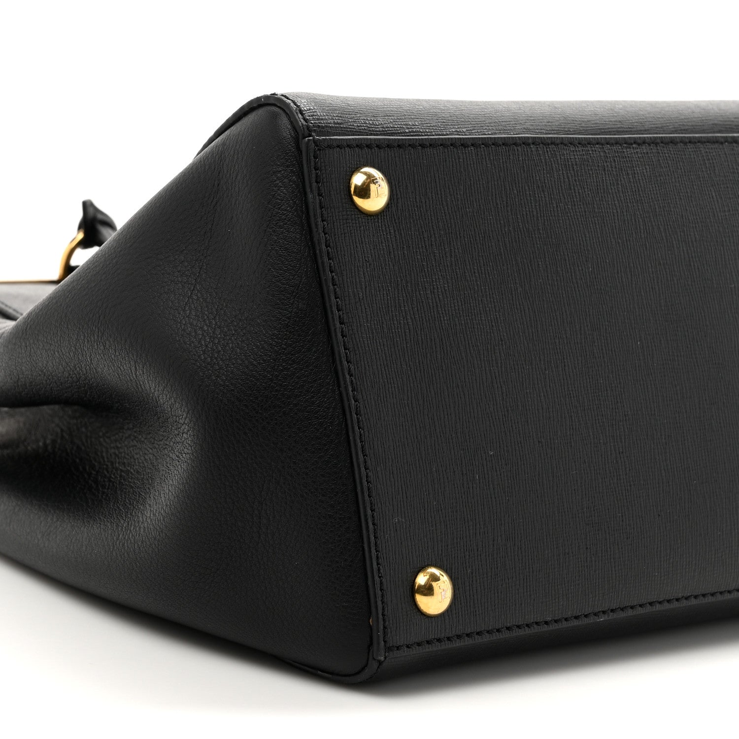 Fendi Vitello Elite Regular 2Jours Tote Black 9 of 14