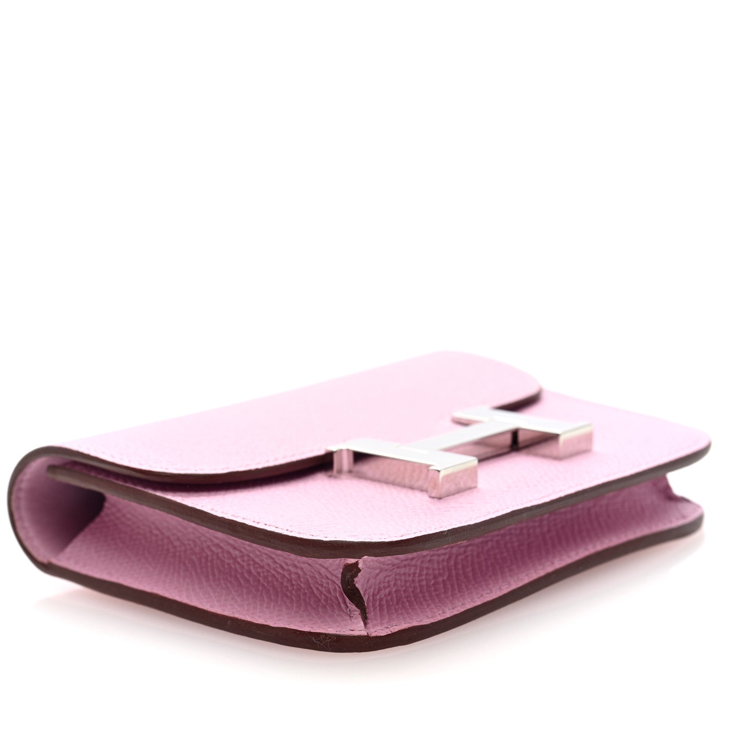 Hermes Epsom Constance Slim Wallet Mauve Sylvestre 5 of 8