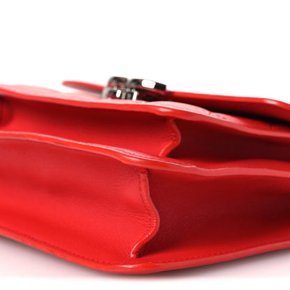 Chanel Goatskin Quilted Small CC Box Flap Red 10 of 12