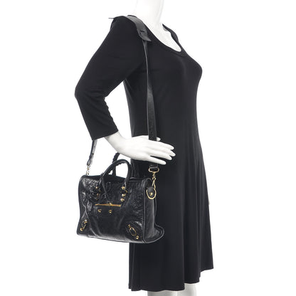 Balenciaga Agneau Classic Gold Hardware S City Black 2 of 10