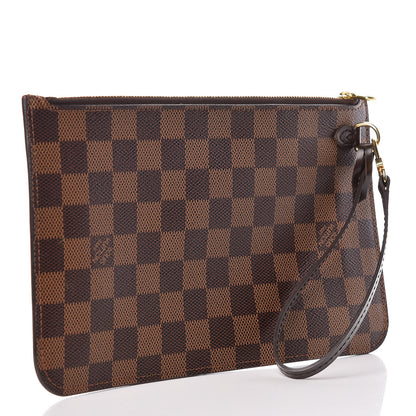 Louis Vuitton Damier Ebene Neverfull MM GM Pochette 3 of 9