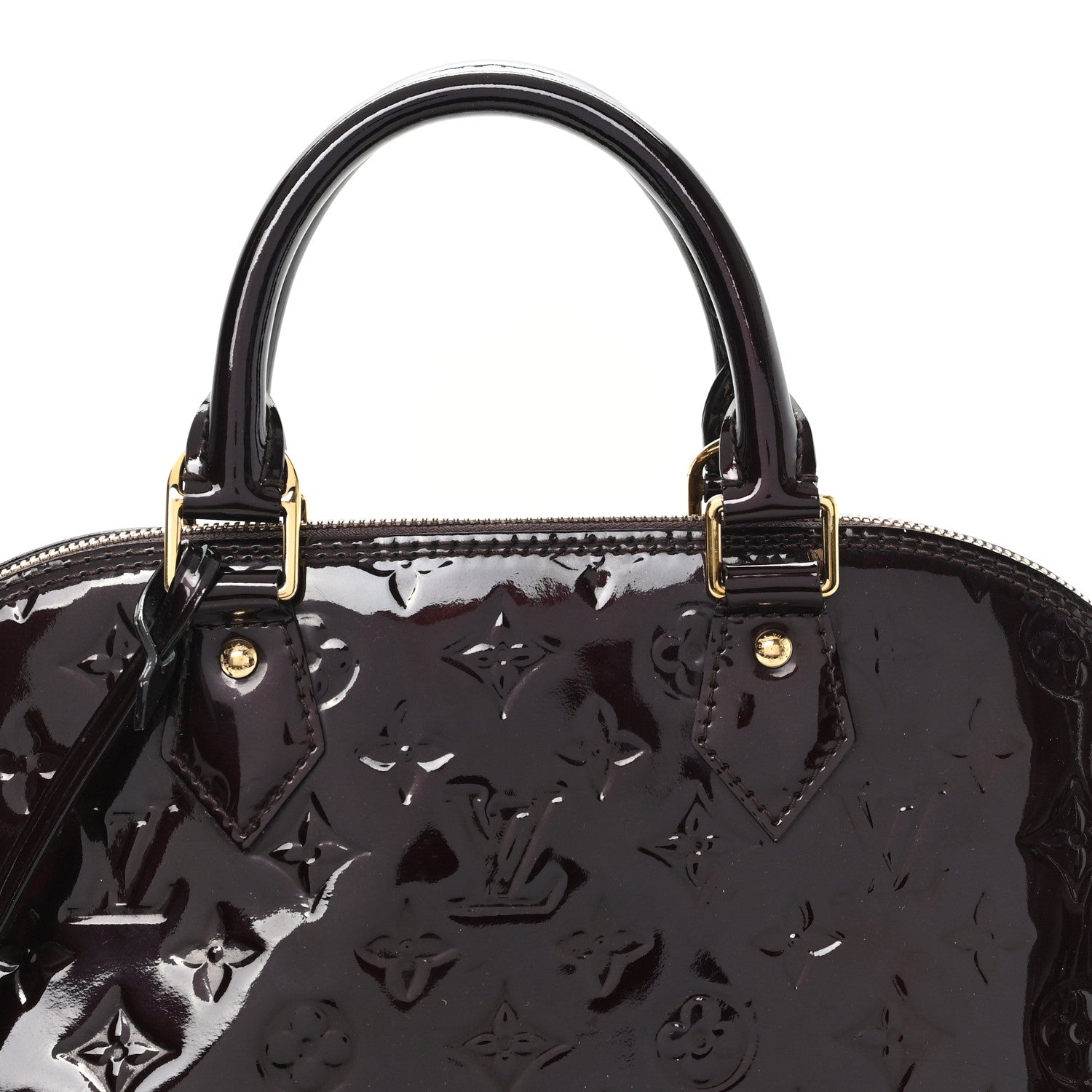 Louis Vuitton Vernis Alma MM Amarante 7 of 10