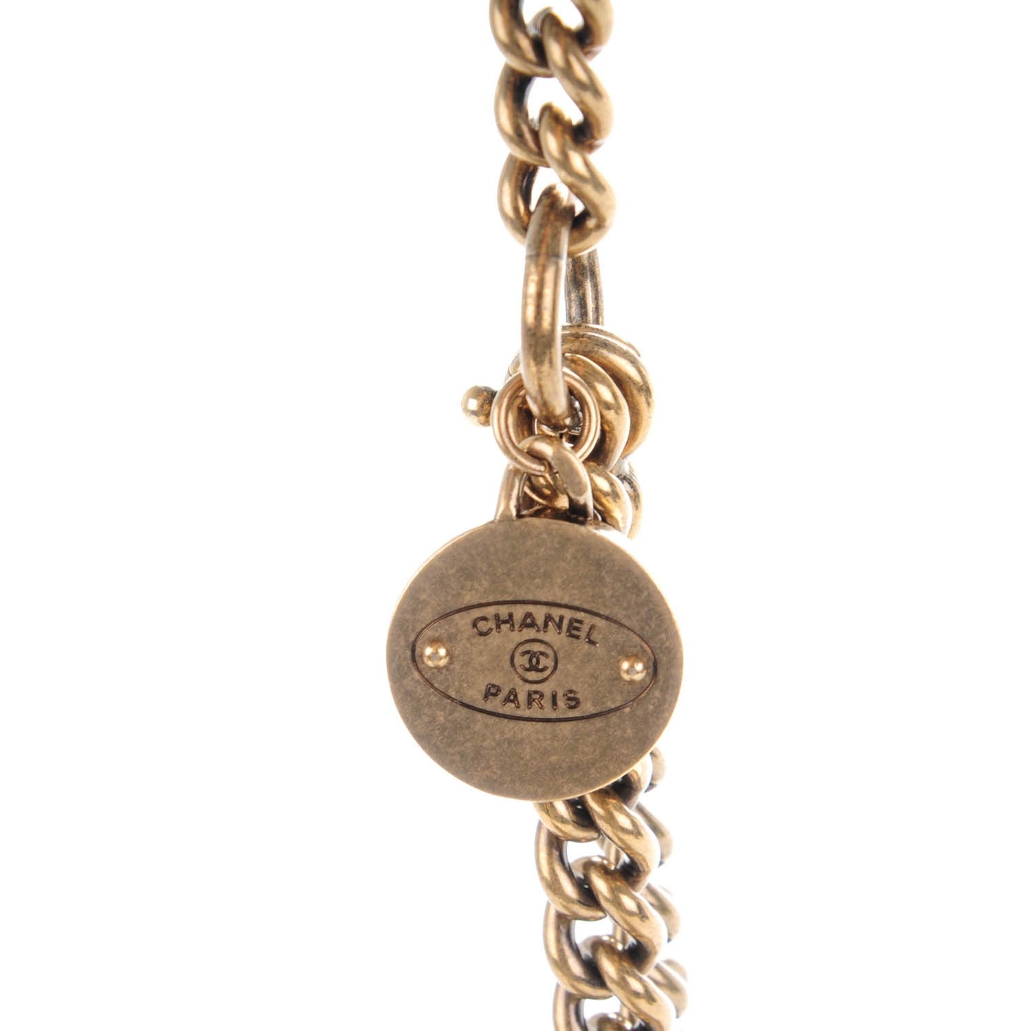 Chanel Calfskin CC Crown Small Flap Gold 7 of 10
