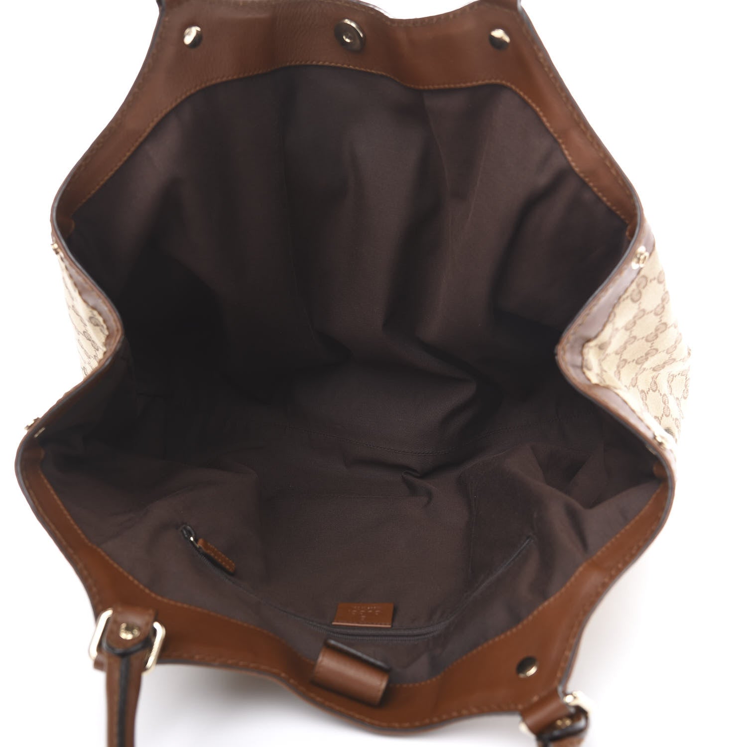 Gucci Monogram Large Sukey Tote Dark Brown 4 of 9