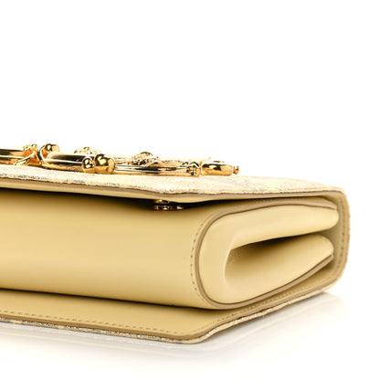 Dolce & Gabbana Brocade DG Girls Shoulder Bag Gold 9 of 9