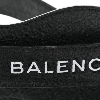 Balenciaga Agneau Classic Hardware Logo Shoulder Strap Black 5 of 5