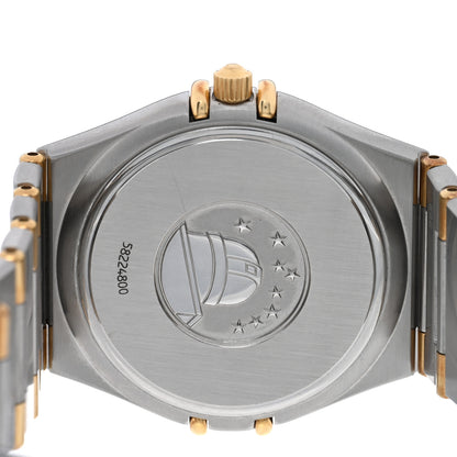 Omega Stainless Steel 18K Yellow Gold 33mm Constellation Quartz Watch White 1312.30 4 of 4