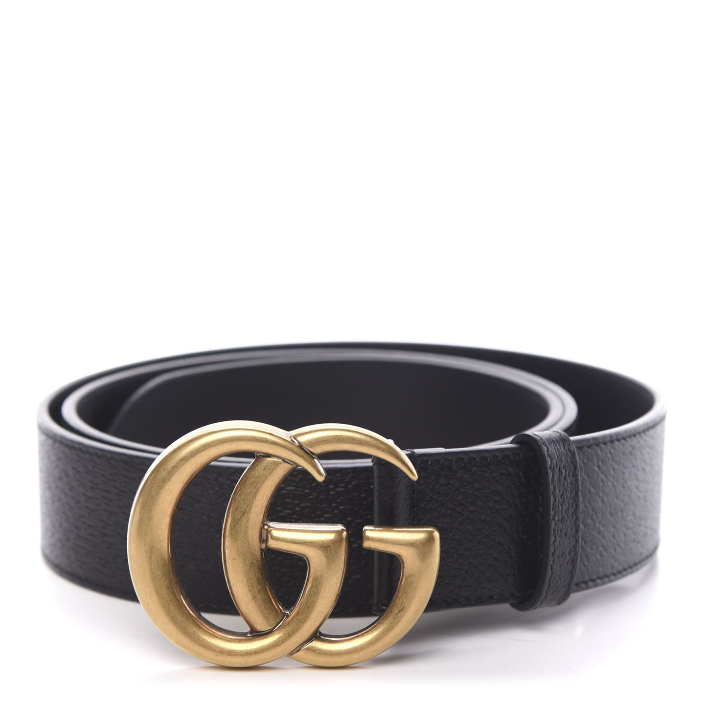 Textured Calfskin Double G 40mm Belt 105 42 Black