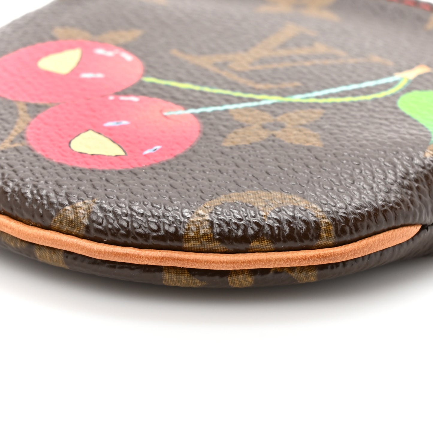 Monogram Cerises Round Coin Purse