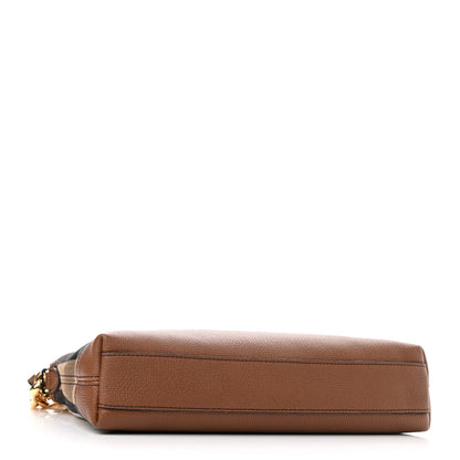 Burberry Derby House Check Abingdon Convertible Clutch Tan 4 of 10