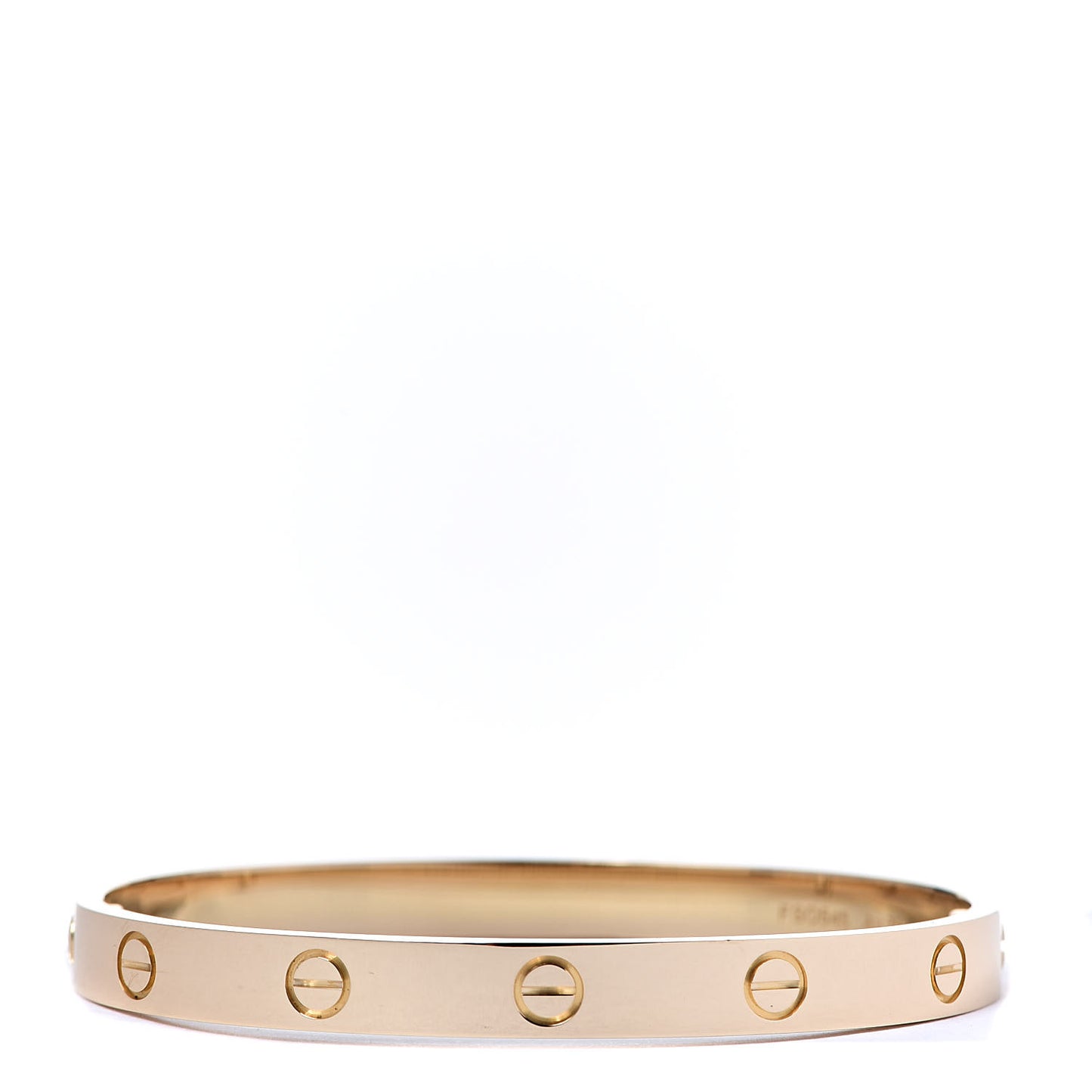 18K Yellow Gold LOVE Bracelet 17