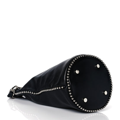Alexander Wang Smooth Calfskin Studded Roxy Bucket Bag Black 3 of 8