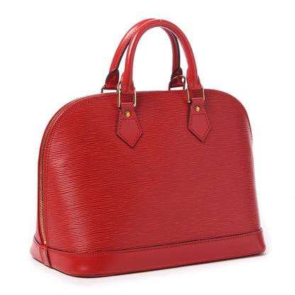 Louis Vuitton Epi Alma PM Castillan Red 2 of 10